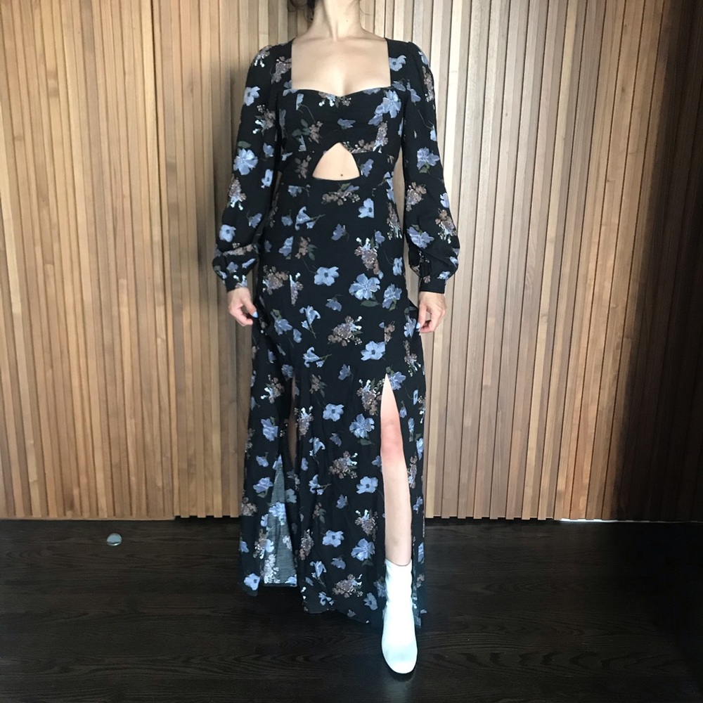 Reformed by The Reformation Cutout Maxi Dress